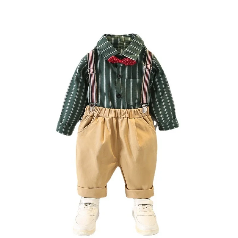New Spring Baby Boys Clothes Suit Fashion Children Cotton Shirt Overalls 2Pcs/Sets Autumn Kids Tracksuits Toddler Casual Costume
New Spring Baby Boys Clothes Suit Fashion Children Cotton Shirt Overalls 2Pcs/Sets Autumn Kids Tracksuits Toddler Casual Costume