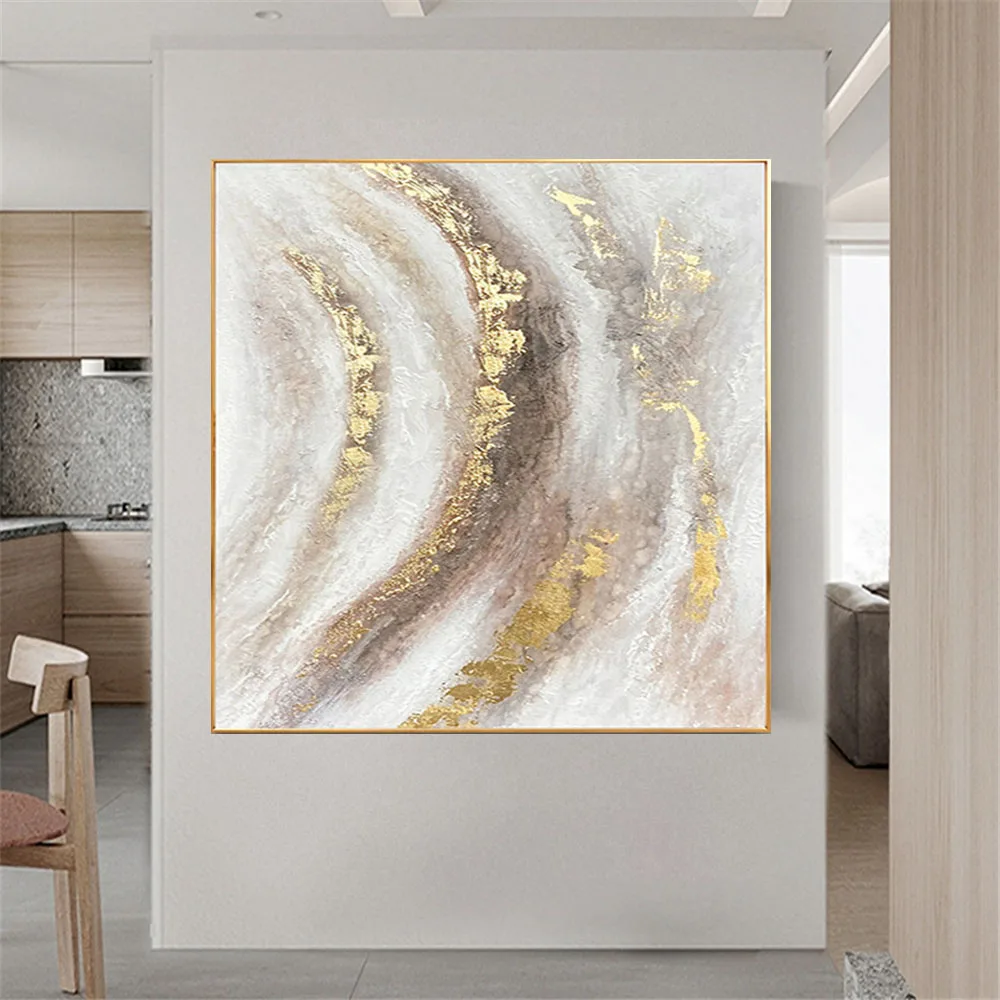 Modern home decoration painting hand-painted oil painting abstract brown red gold crescent texture canvas painting aisle mural
Modern home decoration painting hand-painted oil painting abstract brown red gold crescent texture canvas painting aisle mural