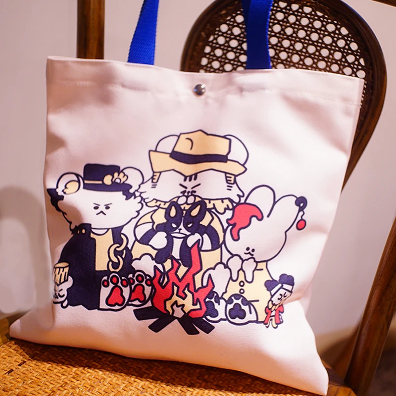 JoJo's Bizarre Adventure Anime NEW Portable Shopping Shoulder Bags Double Print Kujo Jotaro Kakyoin Noriaki Casual Canvas Bags
JoJo's Bizarre Adventure Anime NEW Portable Shopping Shoulder Bags Double Print Kujo Jotaro Kakyoin Noriaki Casual Canvas Bags