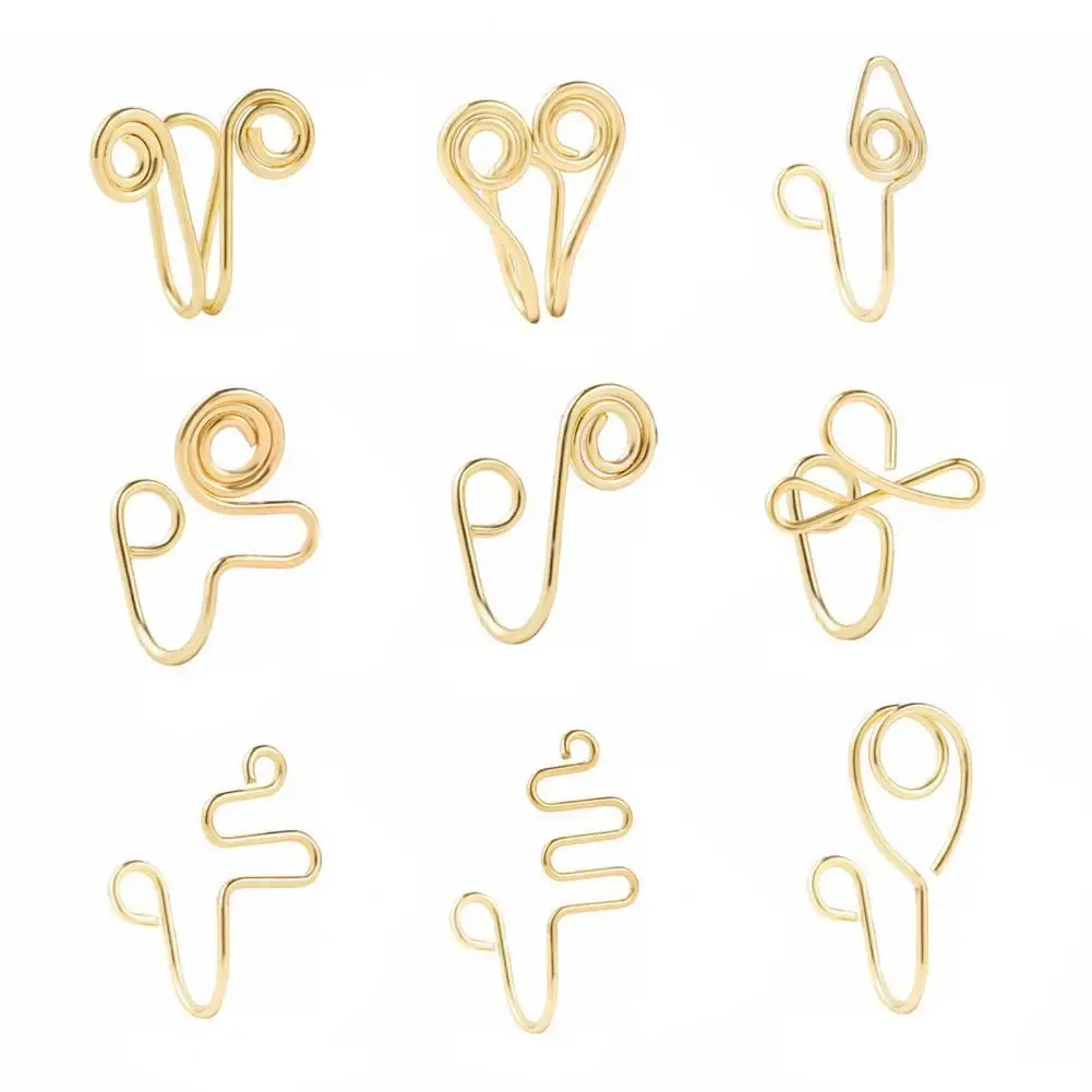 Dropshipping 9Pcs/12Pcs Alloy Fake Nose Ring Retro Clip On Design Imitation Pearl Non Piercing Nose Clips for Women
Dropshipping 9Pcs/12Pcs Alloy Fake Nose Ring Retro Clip On Design Imitation Pearl Non Piercing Nose Clips for Women