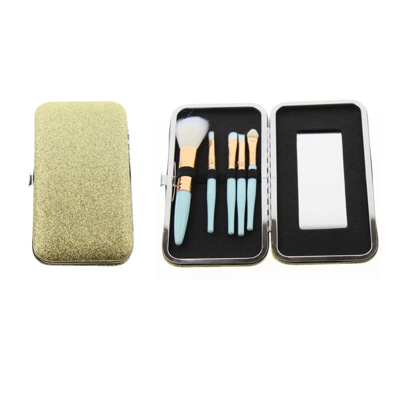 5 in 1 Women Girls Gift Small Mini Travel Makeup Brushes Set Foundation Powder Make up Brushes Tools Products With Glitter Box
5 in 1 Women Girls Gift Small Mini Travel Makeup Brushes Set Foundation Powder Make up Brushes Tools Products With Glitter Box