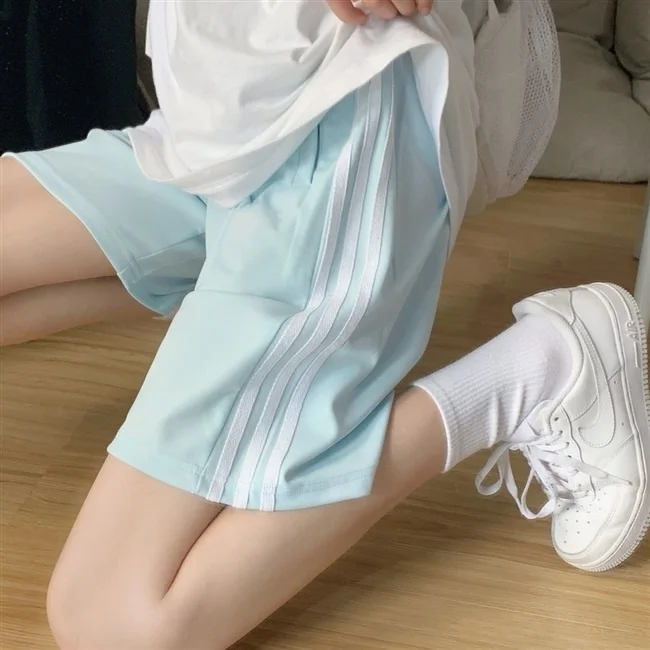 Shorts Pants Five-Point Pants Sweatpants Women's Summer New Casual Sports Contrast Color Woven Belt All-Matching Straight
Shorts Pants Five-Point Pants Sweatpants Women's Summer New Casual Sports Contrast Color Woven Belt All-Matching Straight