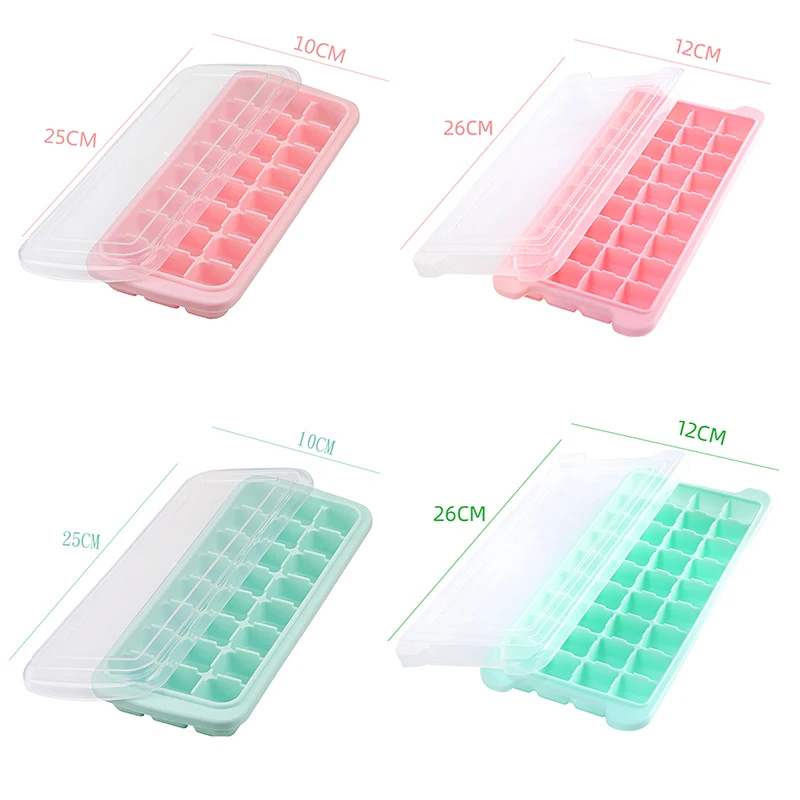 24/36 Grid Silicones Ice Cube Maker With Removable Lid Easy-Release Square Shape Ice Cube Mold Food Grade Form For Candy Cake
24/36 Grid Silicones Ice Cube Maker With Removable Lid Easy-Release Square Shape Ice Cube Mold Food Grade Form For Candy Cake