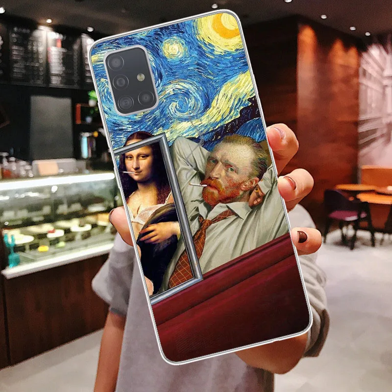 Van Gogh sunflower oil painting Soft Phone Case For Samsung Galaxy S20 Ultra S7 Edge S8 S9 S10 S20 Plus Starry Night Cover Coque
Van Gogh sunflower oil painting Soft Phone Case For Samsung Galaxy S20 Ultra S7 Edge S8 S9 S10 S20 Plus Starry Night Cover Coque