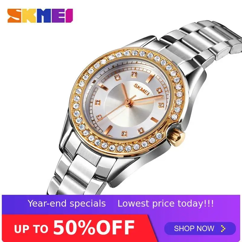 SKMEI Women Relogio Feminino Ladies Quartz Watch Stainless Steel Strap Female Waterproof Wristwatch Clock Montre Femme 1534
SKMEI Women Relogio Feminino Ladies Quartz Watch Stainless Steel Strap Female Waterproof Wristwatch Clock Montre Femme 1534
