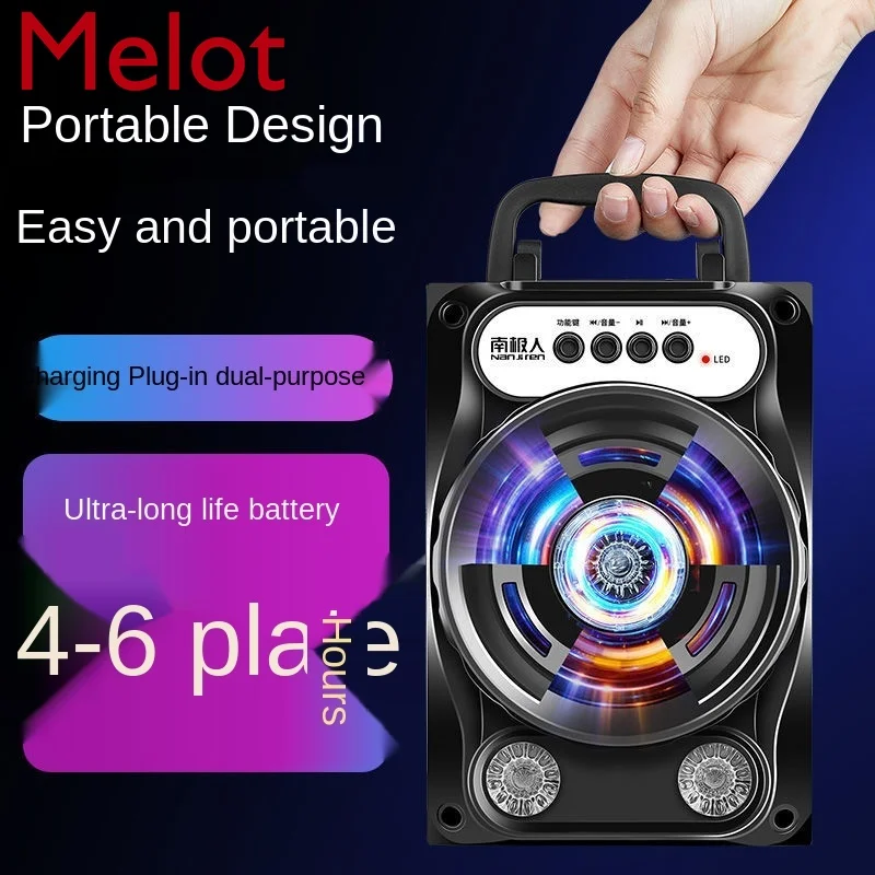 Wireless Bluetooth Speaker Microphone Karaoke Outdoor Mobile Phone Plug-in Card Portable High Volume Home Subwoofer
Wireless Bluetooth Speaker Microphone Karaoke Outdoor Mobile Phone Plug-in Card Portable High Volume Home Subwoofer