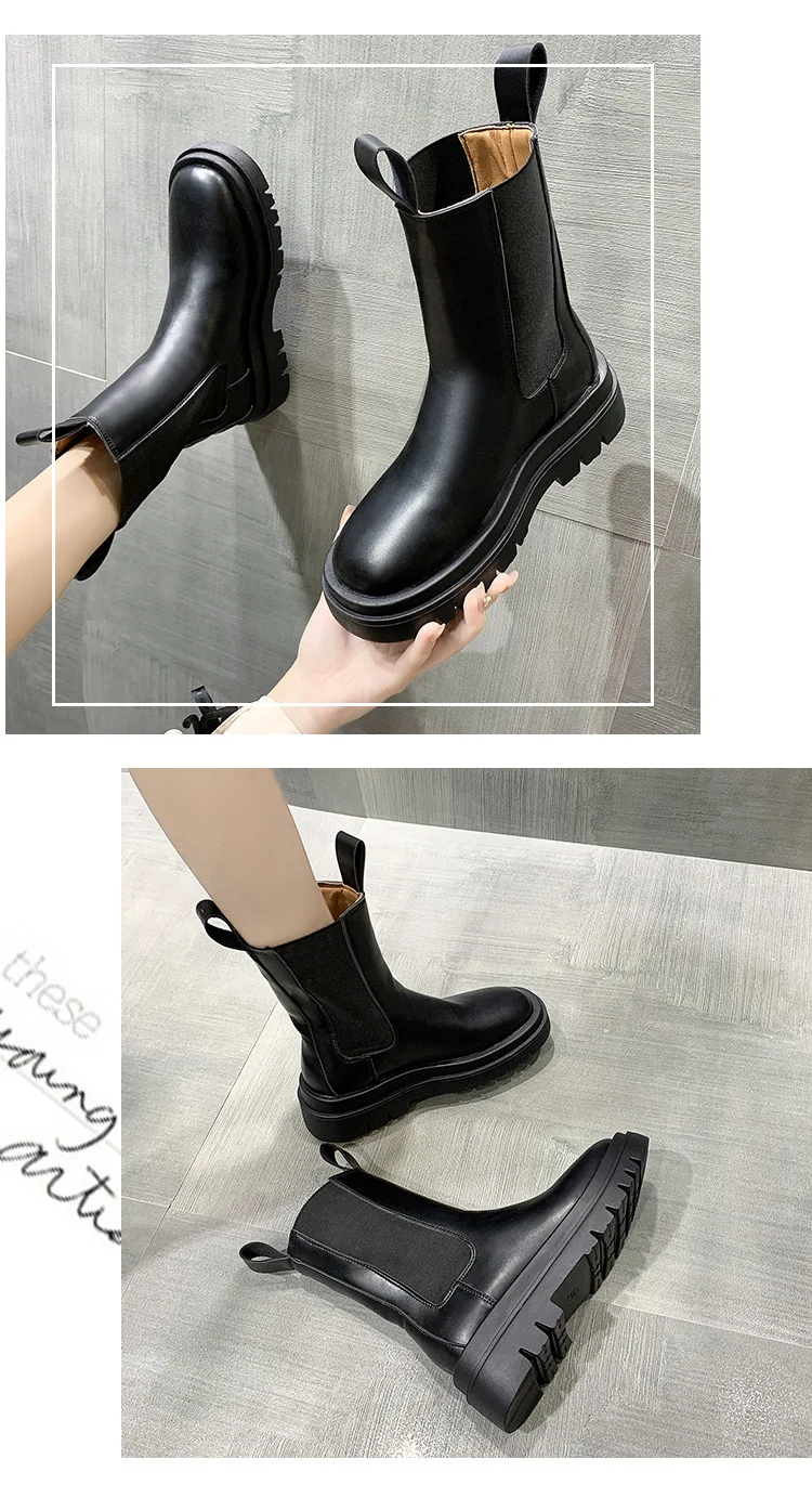 Women Chunky Heel Ankle Boots Woman Shoes Autumn Brand Designer Chelsea Boots Female Platform Boots Lasdies Fashion
Women Chunky Heel Ankle Boots Woman Shoes Autumn Brand Designer Chelsea Boots Female Platform Boots Lasdies Fashion