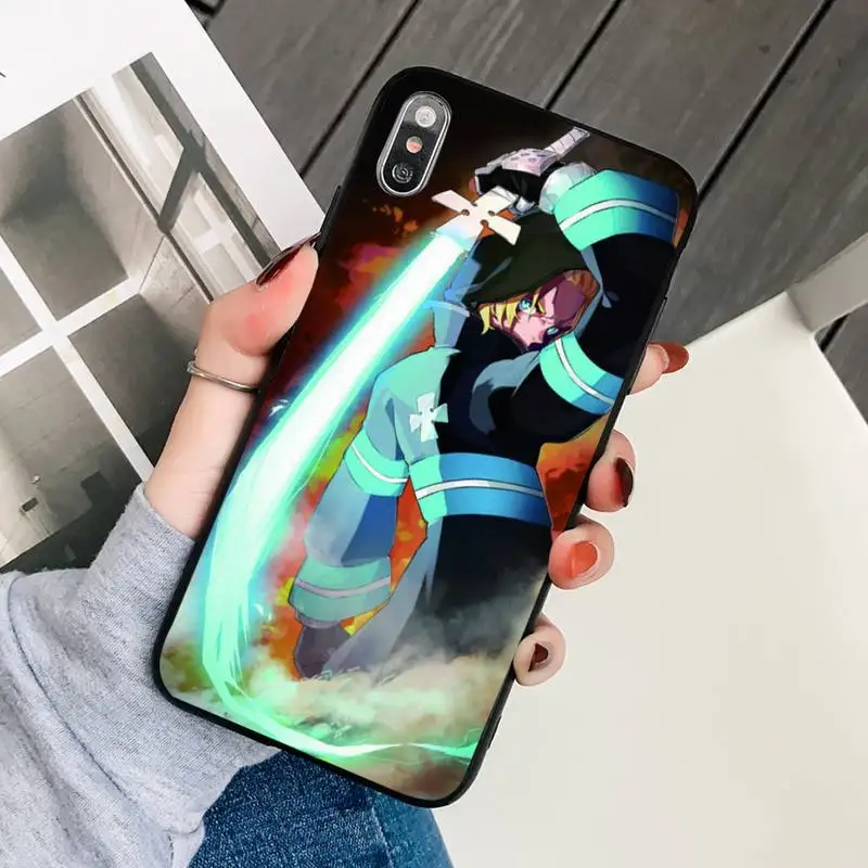 Fire Force Phone Case Black Cover For IphoneX XS 11 12 11/12Pro Max 5 5s SE 6 6s 7 8 Plus SE2020 Cases 
Fire Force Phone Case Black Cover For IphoneX XS 11 12 11/12Pro Max 5 5s SE 6 6s 7 8 Plus SE2020 Cases