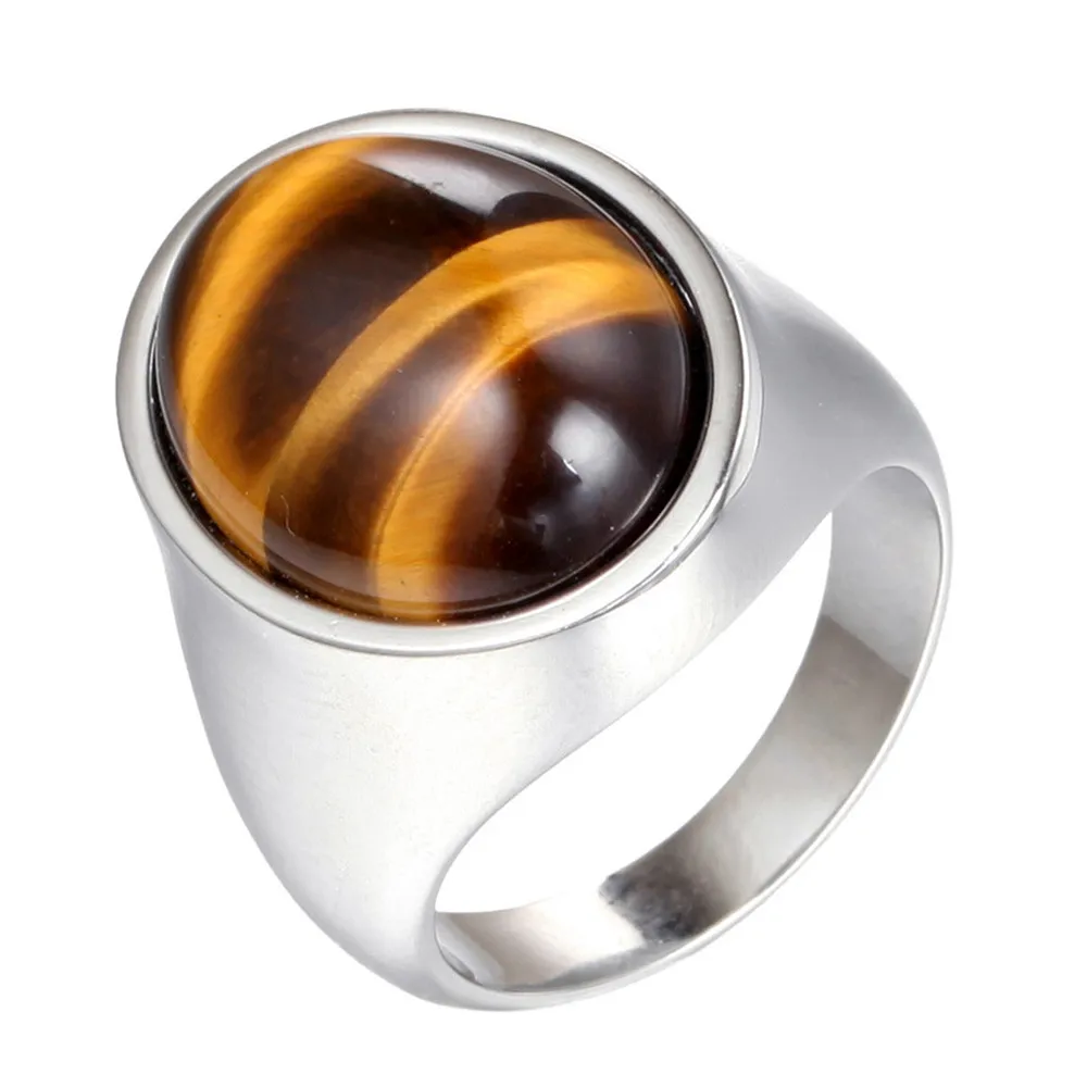 Oval Cat's Stones Masculine Titanium Stainless Steel Rings for Men Trendy Bands Jewelry Cool Finger Accessory Sizes 7,8,9,10,11
Oval Cat's Stones Masculine Titanium Stainless Steel Rings for Men Trendy Bands Jewelry Cool Finger Accessory Sizes 7,8,9,10,11