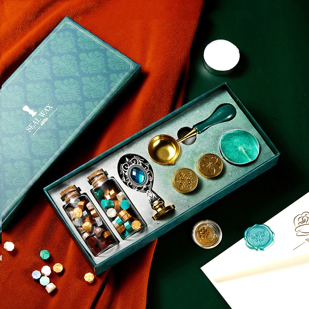 Vintage Fire Lacquer Seal Gift Box With Candle Spoon 3 Copper Heads Replacement For Letter Sealing Envelopes Custom Invitations
Vintage Fire Lacquer Seal Gift Box With Candle Spoon 3 Copper Heads Replacement For Letter Sealing Envelopes Custom Invitations