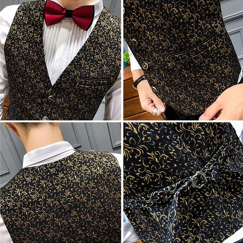 2021 Fashion Men's Business Casual Vest Size S M L XL XXL XXXL 4XL 5XL Slim Fit Men Jacquard Dress Vest
2021 Fashion Men's Business Casual Vest Size S M L XL XXL XXXL 4XL 5XL Slim Fit Men Jacquard Dress Vest