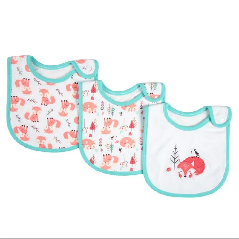 3pcs / Set Baby Bib Burp Cartoon Printing Cotton Blends Baby Scarf Meal Collar Burp Snap Button Baby Bibs
3pcs / Set Baby Bib Burp Cartoon Printing Cotton Blends Baby Scarf Meal Collar Burp Snap Button Baby Bibs