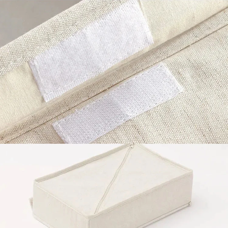 Underwear storage box with transparent cover Household three in one drawer type fabric sock underwear storage and finishing box
Underwear storage box with transparent cover Household three in one drawer type fabric sock underwear storage and finishing box