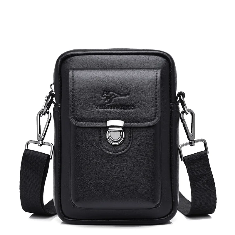 Small Men's Shoulder Crossbody Bags Pu Leather Multifunction Male Waist Packs High Quality Man Belt Pouch Zipper Cell Phone Bag
Small Men's Shoulder Crossbody Bags Pu Leather Multifunction Male Waist Packs High Quality Man Belt Pouch Zipper Cell Phone Bag