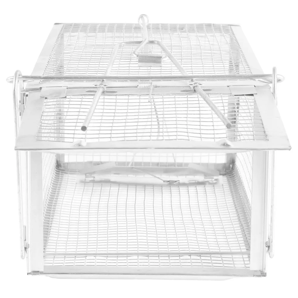 Rat Trap Cage Catcher for Rats Mice Hamsters Chipmunks Similar-sized Live Rodent
Rat Trap Cage Catcher for Rats Mice Hamsters Chipmunks Similar-sized Live Rodent