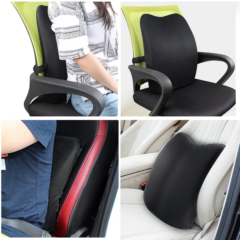 Lumbar Support Cushion Back Pillow Orthopedic Design Provides Low Back Support with Adjustable Straps for Car Office Chair 1PCS
Lumbar Support Cushion Back Pillow Orthopedic Design Provides Low Back Support with Adjustable Straps for Car Office Chair 1PCS