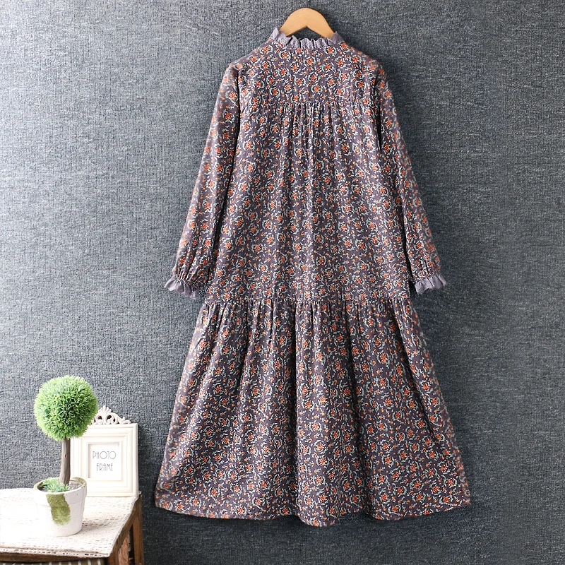 Spring New Women'S Clothing Art Small Fresh Embroidery Lace Floral Long-Sleeved Dress Cotton Linen Loose Long Dress
Spring New Women'S Clothing Art Small Fresh Embroidery Lace Floral Long-Sleeved Dress Cotton Linen Loose Long Dress