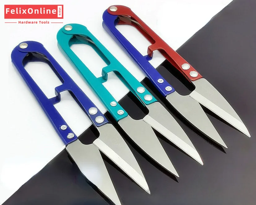 1Pcs Multicolor Trimming Sewing Scissors Nippers U Shape Clippers Yarn Stainless Steel Embroidery Craft Tailor Scissors
1Pcs Multicolor Trimming Sewing Scissors Nippers U Shape Clippers Yarn Stainless Steel Embroidery Craft Tailor Scissors