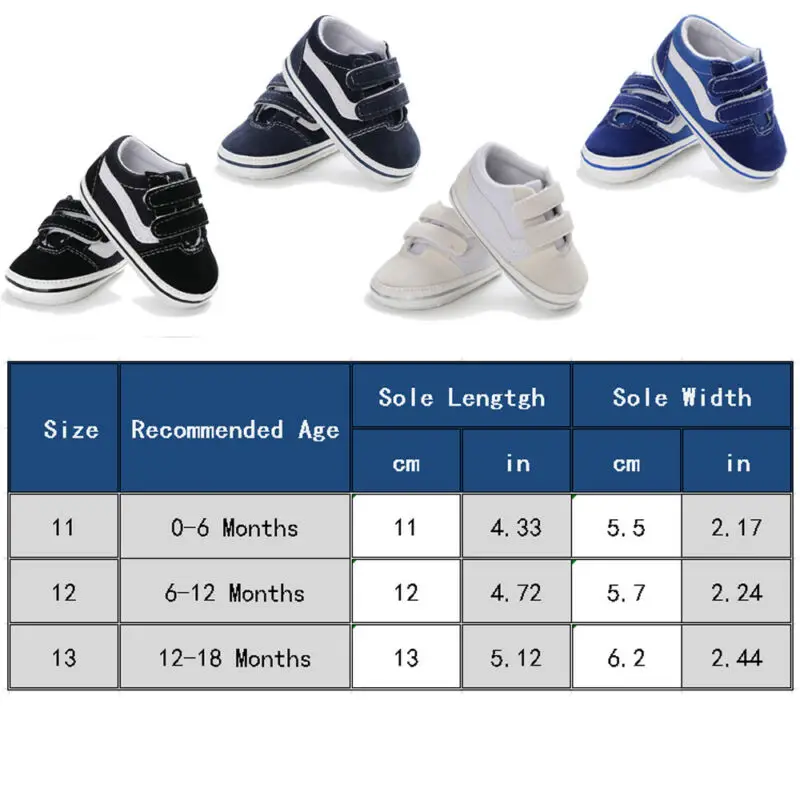 Cute Baby Boys Shoes Newborn Pre-Walker Soft Sole Pram Shoes Canvas Sneakers Trainers Casual Shoes
Cute Baby Boys Shoes Newborn Pre-Walker Soft Sole Pram Shoes Canvas Sneakers Trainers Casual Shoes
