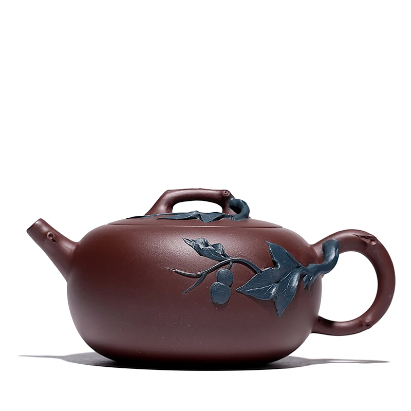 purple clay teapot pure handmade raw material old purple clay applique autumn teapot famous caozhigang teapot teapot
purple clay teapot pure handmade raw material old purple clay applique autumn teapot famous caozhigang teapot teapot