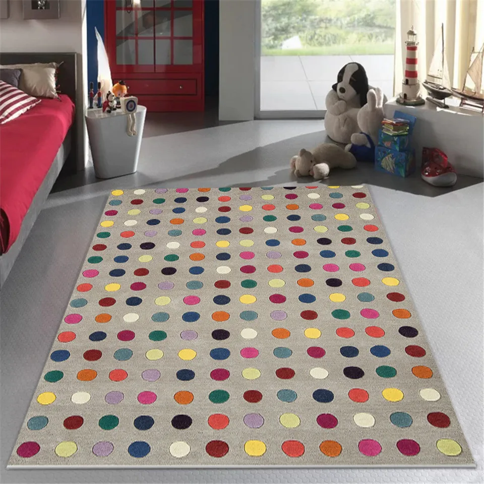 Wishstar Fashion Gray Colorful Wave Point Carpet Kids Room Area Rugs For Home Living Room Girl Bedroom Beside Rug
Wishstar Fashion Gray Colorful Wave Point Carpet Kids Room Area Rugs For Home Living Room Girl Bedroom Beside Rug