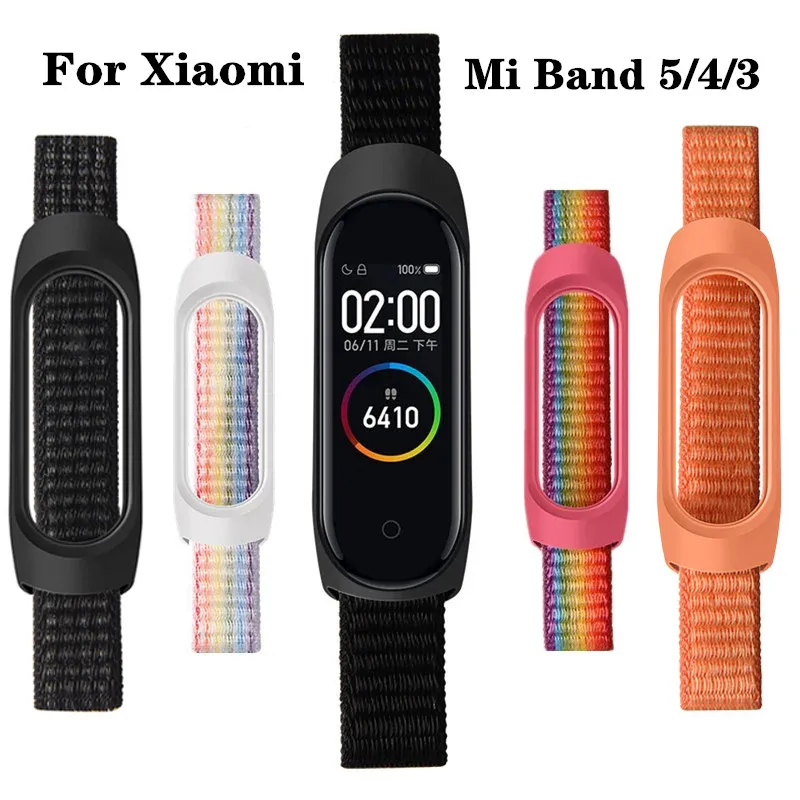 Ремешок нейлоновый на липучке для Xiaomi Band 5 4 3, сменный дышащий спортивный браслет для наручных часов, браслет для Mi band 5 6
Ремешок нейлоновый на липучке для Xiaomi Band 5 4 3, сменный дышащий спортивный браслет для наручных часов, браслет для Mi band 5 6
