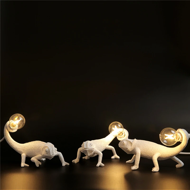 Nordic Modern Seletti Lizard Desk Light Cute LED Resin Animal Chameleon Table Lamp Children Bedroom Bedside Decor Light Fixtures
Nordic Modern Seletti Lizard Desk Light Cute LED Resin Animal Chameleon Table Lamp Children Bedroom Bedside Decor Light Fixtures