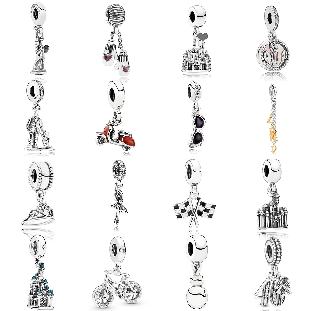 NEW 2019 100% 925 Sterling Silver Racing Finish Line Motorcycle Glasses Castle Pendant Fit DIY Original Women Bracelet Jewelry
NEW 2019 100% 925 Sterling Silver Racing Finish Line Motorcycle Glasses Castle Pendant Fit DIY Original Women Bracelet Jewelry
