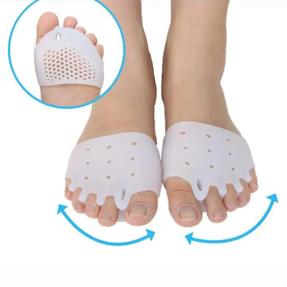 2Pcs Silicone Comfortable Toe Braces 5-holes Hallux Valgus Straightener Orthodontic Foot Toe Braces Foot Protector For Foot Care
2Pcs Silicone Comfortable Toe Braces 5-holes Hallux Valgus Straightener Orthodontic Foot Toe Braces Foot Protector For Foot Care