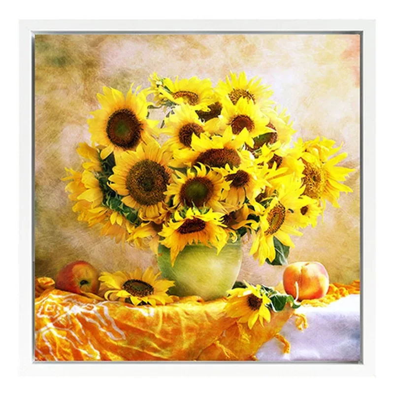 YNX 5D DIY Diamond Painting Plant Sunflower Round Square Diamond Cross Sticker Sticker Diamond Embroidery Home Decoration Gift 
YNX 5D DIY Diamond Painting Plant Sunflower Round Square Diamond Cross Sticker Sticker Diamond Embroidery Home Decoration Gift