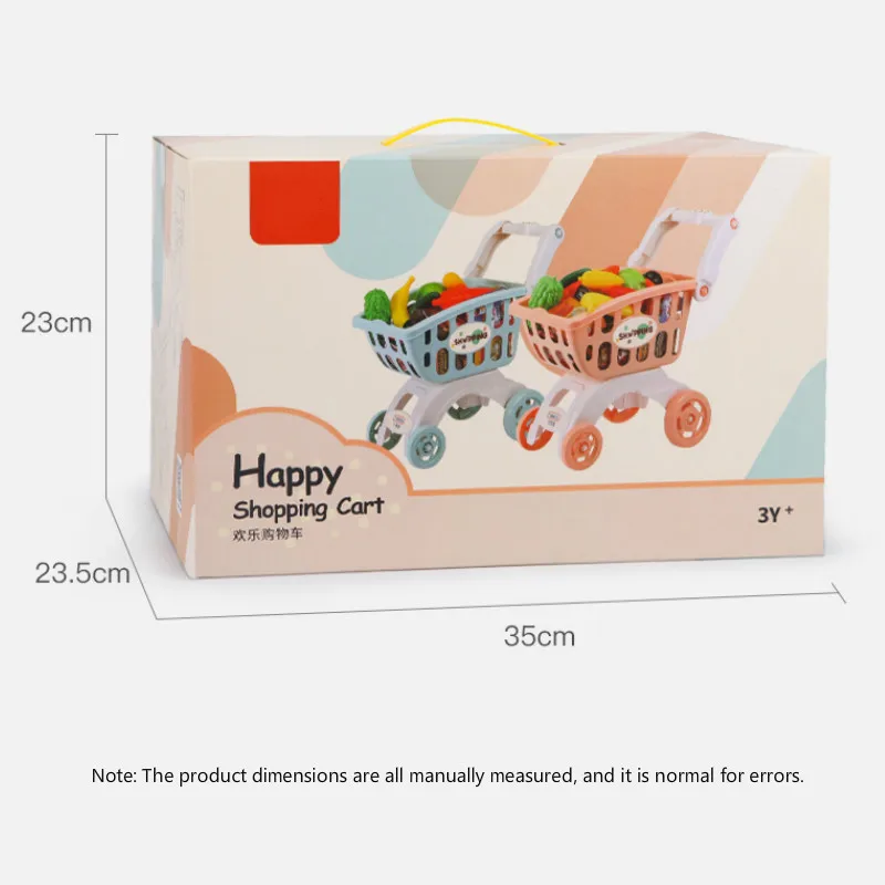 Children's Play House Shopping Cart Toy Simulation Supermarket Shopping Cart Trolley with Vegetablesfruits and Food Toy Set
Children's Play House Shopping Cart Toy Simulation Supermarket Shopping Cart Trolley with Vegetablesfruits and Food Toy Set