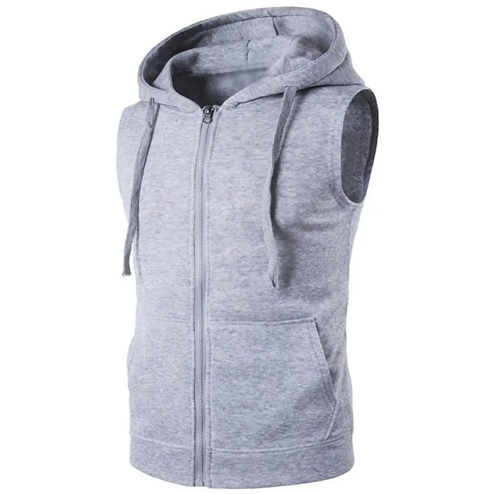 Men Vest Sleeveless Fashion Solid Color Jacket Zipper Pockets Male Casual Waistcoat Loose Hoodies Autumn Winter
Men Vest Sleeveless Fashion Solid Color Jacket Zipper Pockets Male Casual Waistcoat Loose Hoodies Autumn Winter