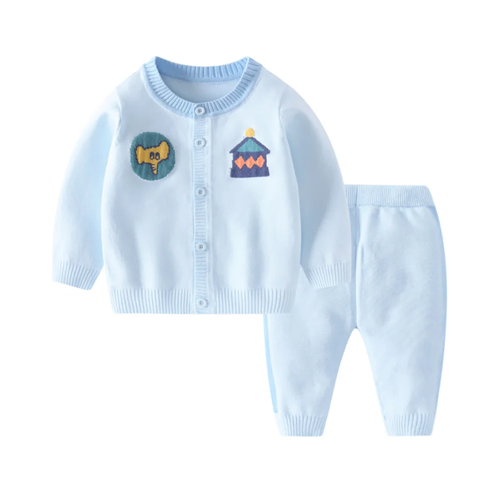 Infant Children Clothes Sets Baby Girls Boys Cartoon Knitted Cardigan Jacket Tops+Pants 2Pcs Winter Kids Sweater Outfit Suits 
Infant Children Clothes Sets Baby Girls Boys Cartoon Knitted Cardigan Jacket Tops+Pants 2Pcs Winter Kids Sweater Outfit Suits