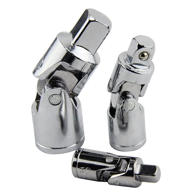 Universal Joint Set Joint Adapter Ratchet Socket for Handle 1/4-Inch 3/8-Inch 1/2-Inch Drive Set 3-Piece Socket Set C7AC
Universal Joint Set Joint Adapter Ratchet Socket for Handle 1/4-Inch 3/8-Inch 1/2-Inch Drive Set 3-Piece Socket Set C7AC