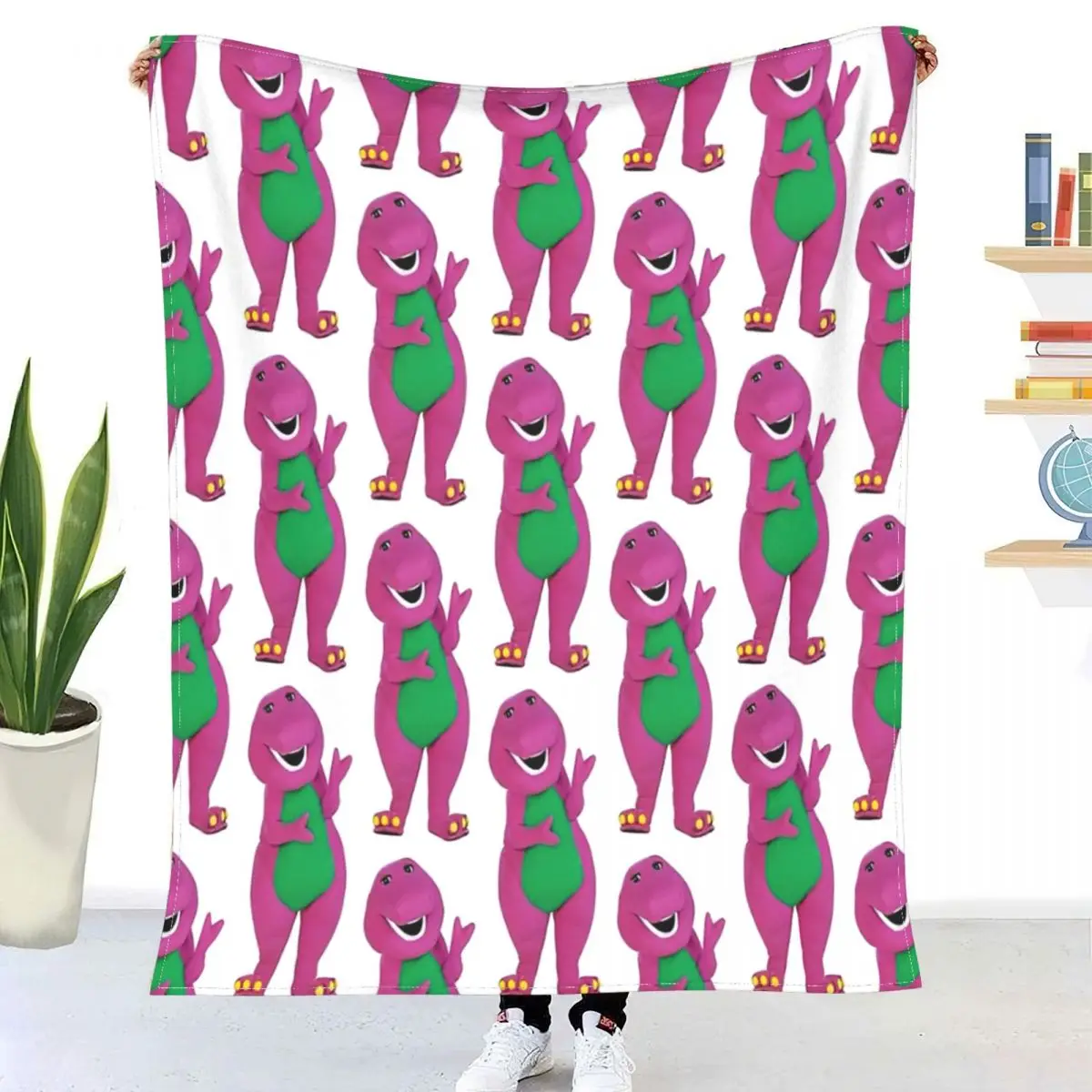 Barney The Dinosaur Throw Blanket Soft Warm Coral Fleece Plush Throw Blanket Rug Piece Sofa Bed Knee blankets Boys Girls
Barney The Dinosaur Throw Blanket Soft Warm Coral Fleece Plush Throw Blanket Rug Piece Sofa Bed Knee blankets Boys Girls