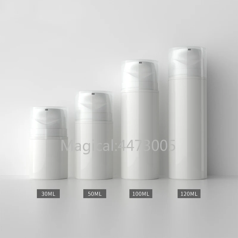 20pcs 30ml50ml100ml120ml Empty PP Airless Cosmetics Lotion Pump Bottle, DIY Snap Press Container, Portable Travel Shell Package
20pcs 30ml50ml100ml120ml Empty PP Airless Cosmetics Lotion Pump Bottle, DIY Snap Press Container, Portable Travel Shell Package