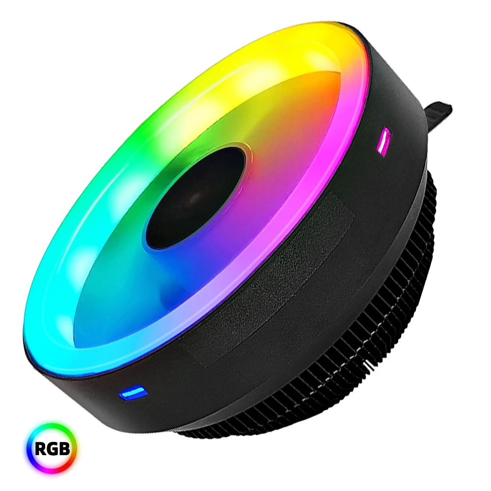CPU Cooler Fans Cooling AM3 12V 3Pin RGB Air CPU Cooling Computer LGA 1150 1151 1155 1366 I3 I5 I7 AM3 AM4 Quiet PC CPU Cooler
CPU Cooler Fans Cooling AM3 12V 3Pin RGB Air CPU Cooling Computer LGA 1150 1151 1155 1366 I3 I5 I7 AM3 AM4 Quiet PC CPU Cooler