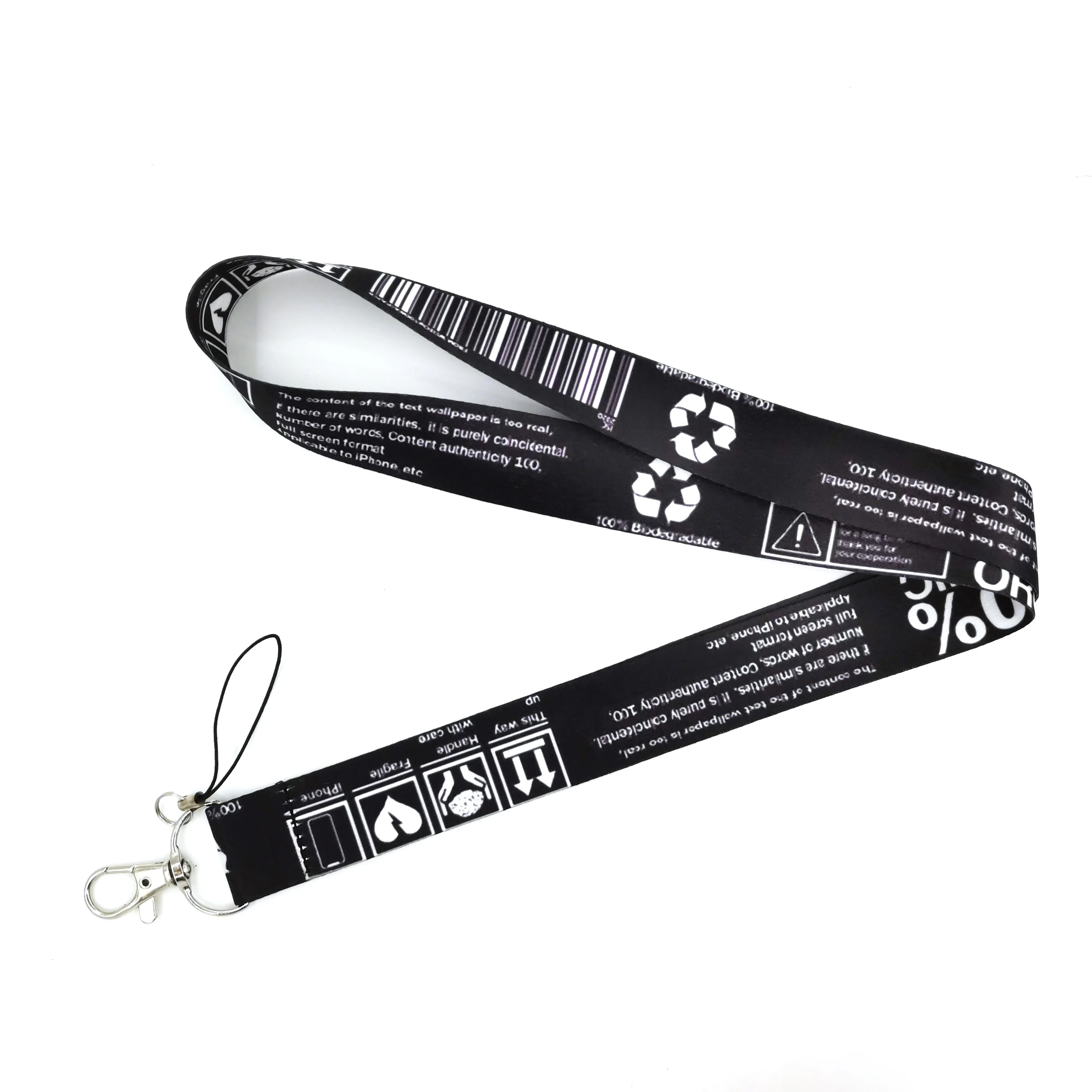 Warning Sign Neck Strap Keychain Cool Lanyard For Keys ID Card USB Gym Badge Holder DIY Hanging Rope Webbing Mobile Accessories
Warning Sign Neck Strap Keychain Cool Lanyard For Keys ID Card USB Gym Badge Holder DIY Hanging Rope Webbing Mobile Accessories