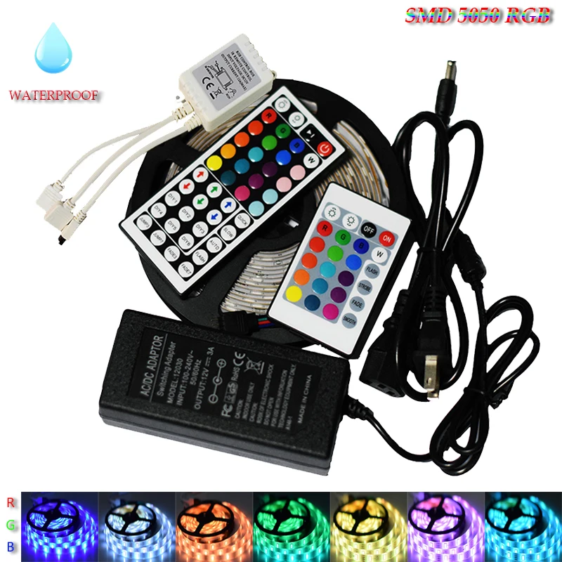 Led Light Strip Rgb Lit Colored for Room Decoration Strip 12v 5050 Tape with Controller Flexible Neon Garden Diode Track Light
Led Light Strip Rgb Lit Colored for Room Decoration Strip 12v 5050 Tape with Controller Flexible Neon Garden Diode Track Light