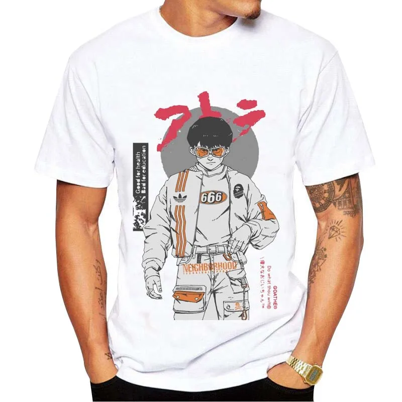 Футболка модели Akira с японским аниме, летняя модная футболка, Повседневная Удобная мужская футболка
Футболка модели Akira с японским аниме, летняя модная футболка, Повседневная Удобная мужская футболка