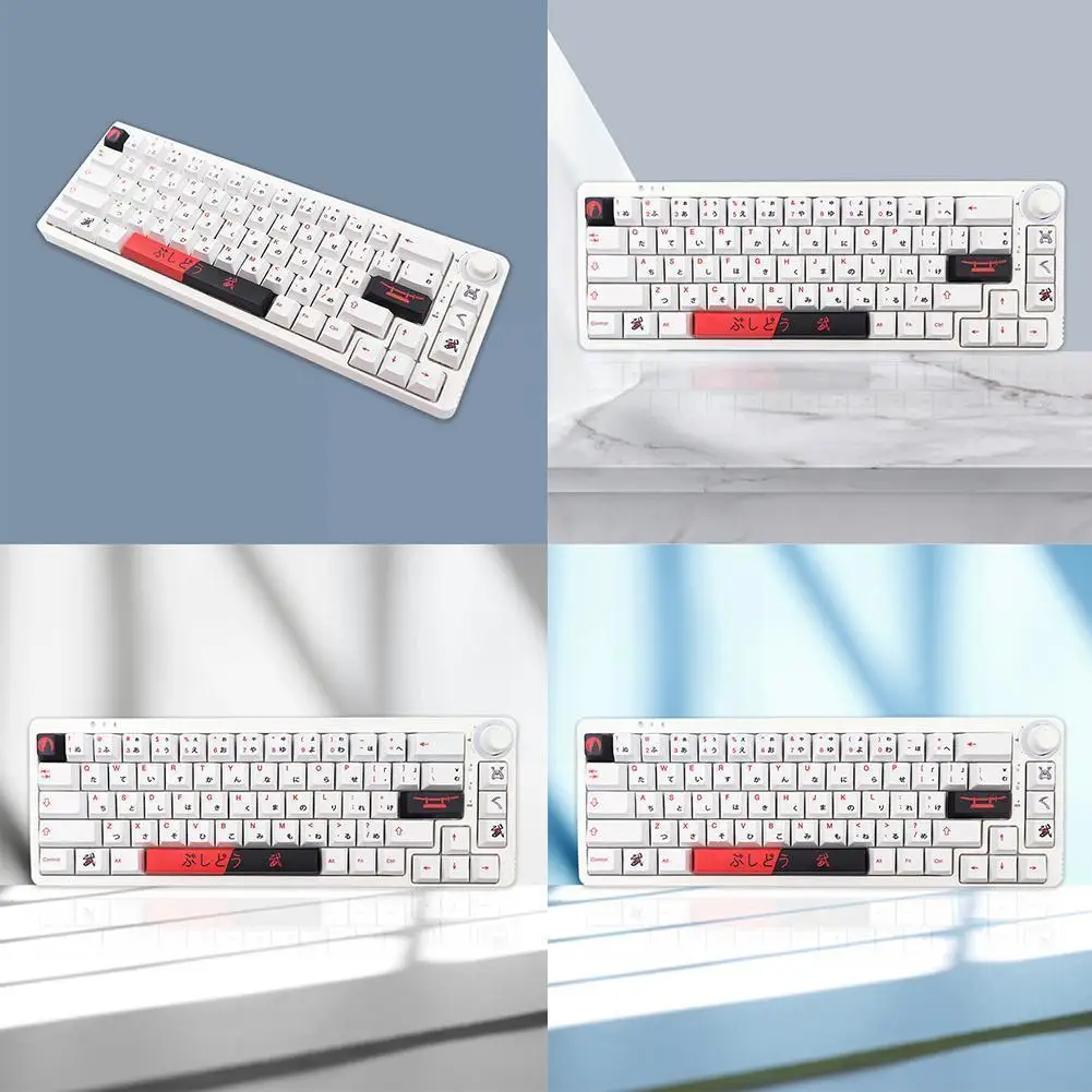 138 Key Japaneses Bushido Keycaps PBT DYE-SUB Keycaps Profile For MX Switches Mechanical Keyboard O8G0
138 Key Japaneses Bushido Keycaps PBT DYE-SUB Keycaps Profile For MX Switches Mechanical Keyboard O8G0