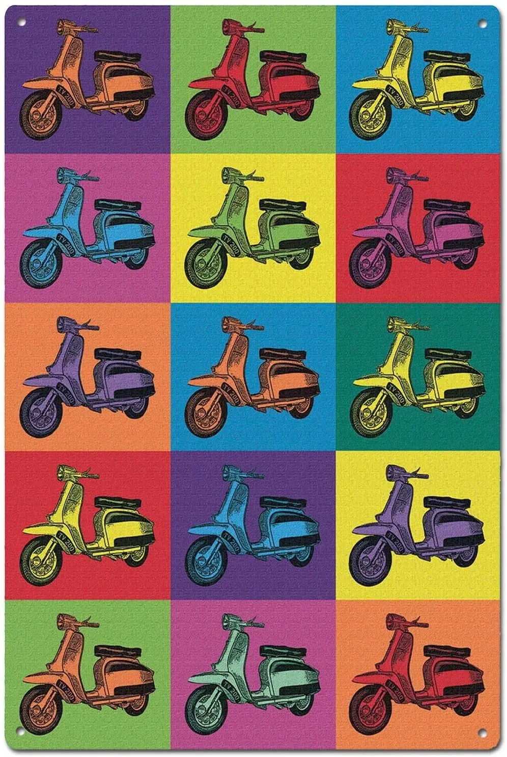 Lambretta Scooters Pop Art Tin Sign Metal Sign Metal Decor Wall Sign Wall Poster Wall Decor Door Plaque TIN Sign 7.8X11.8 INCH
Lambretta Scooters Pop Art Tin Sign Metal Sign Metal Decor Wall Sign Wall Poster Wall Decor Door Plaque TIN Sign 7.8X11.8 INCH