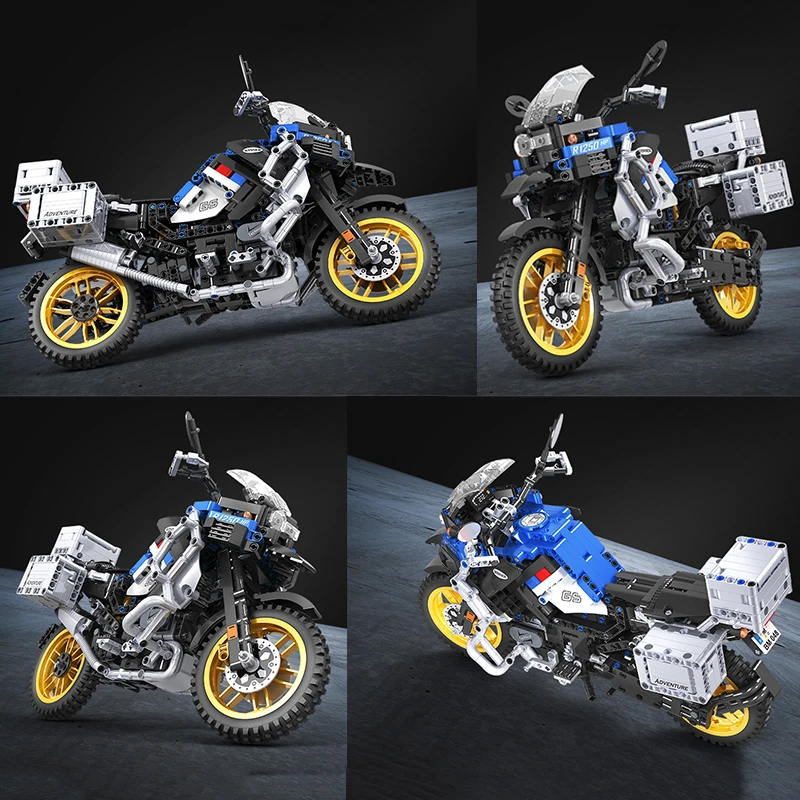 Technical Series 948pcs Adventure Motorcycles Model Building Blocks Creator Racing Motorbike Bricks Toys For Boy Adults Gifts
Technical Series 948pcs Adventure Motorcycles Model Building Blocks Creator Racing Motorbike Bricks Toys For Boy Adults Gifts