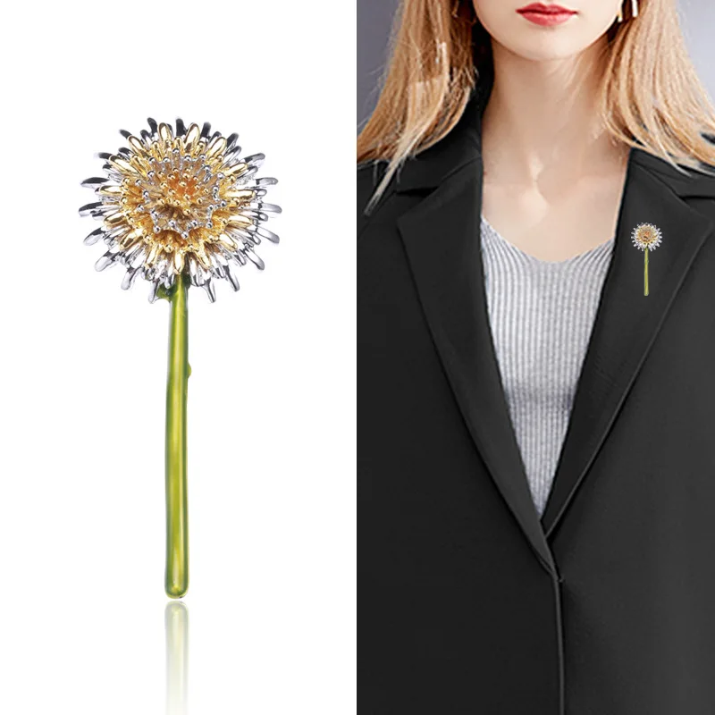 Dmari Women Brooch Gorgeous Lapel Pin Korean Fashion Style Specific Design Dandelion Flower Accessories Luxury Jewelry
Dmari Women Brooch Gorgeous Lapel Pin Korean Fashion Style Specific Design Dandelion Flower Accessories Luxury Jewelry