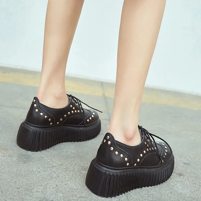 FEDONAS Metal Rivets Women's Office Shoes Genuine Leather Genuine Leather Women Flat Shoes Round Toe Working Summer Shoes Woman
FEDONAS Metal Rivets Women's Office Shoes Genuine Leather Genuine Leather Women Flat Shoes Round Toe Working Summer Shoes Woman