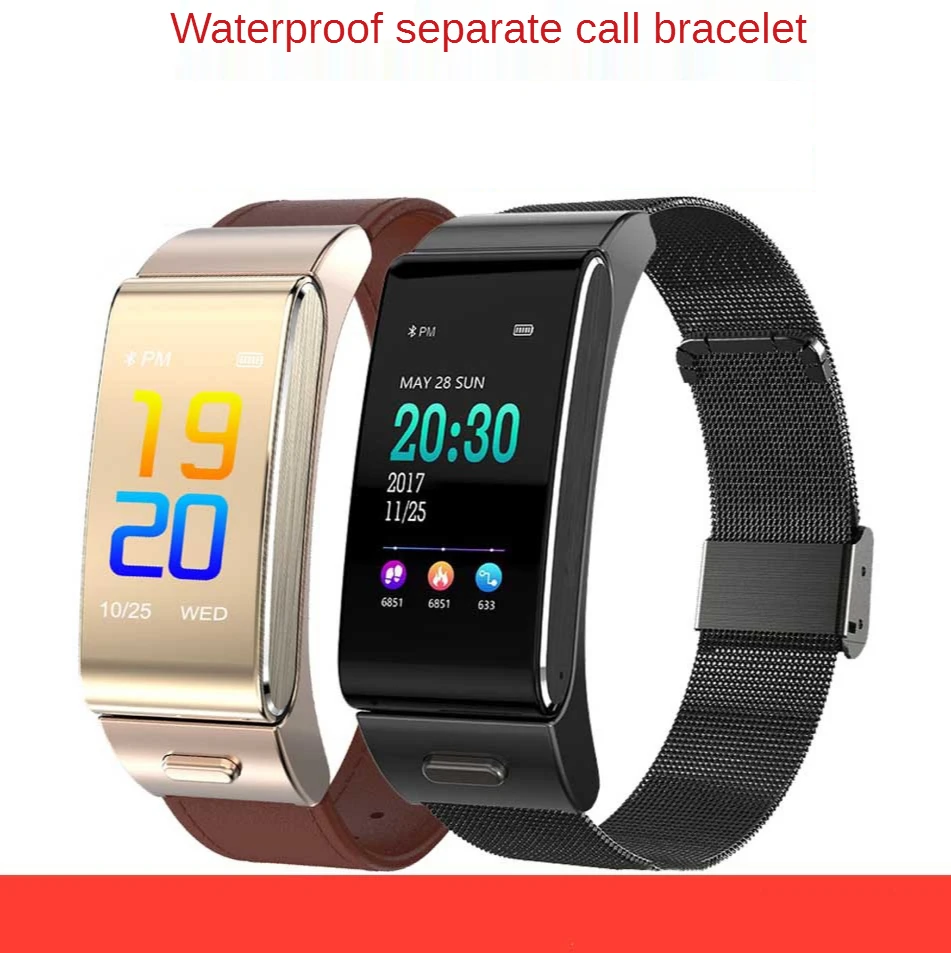 Fitness Tracker Smart Bracelet Smart Heart Rate Blood Pressure Monitoring Motion-step Bluetooth Headset Two-in-one Passometer
Fitness Tracker Smart Bracelet Smart Heart Rate Blood Pressure Monitoring Motion-step Bluetooth Headset Two-in-one Passometer