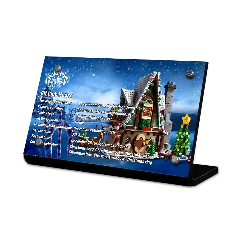 The Acrylic Display Stand Brand For 10275 Elf Club House Creator Expert Toys Building Blocks
The Acrylic Display Stand Brand For 10275 Elf Club House Creator Expert Toys Building Blocks