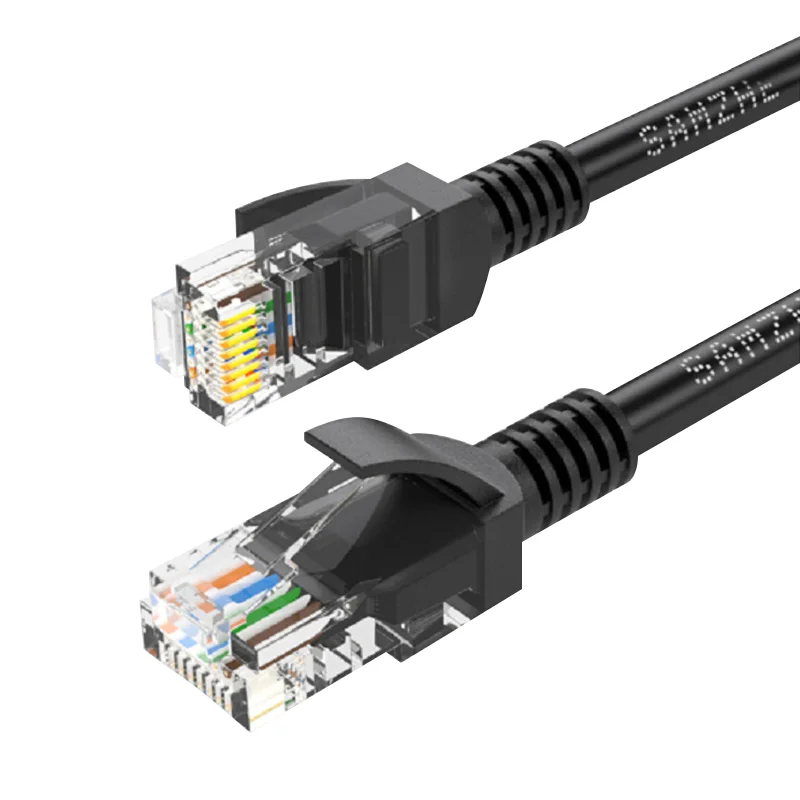 1PC Black RJ45 CAT-5 Ethernet Cord Lan Network Patch Cable Compatible Patch Cord For Computer Multiple Specifications Cables
1PC Black RJ45 CAT-5 Ethernet Cord Lan Network Patch Cable Compatible Patch Cord For Computer Multiple Specifications Cables