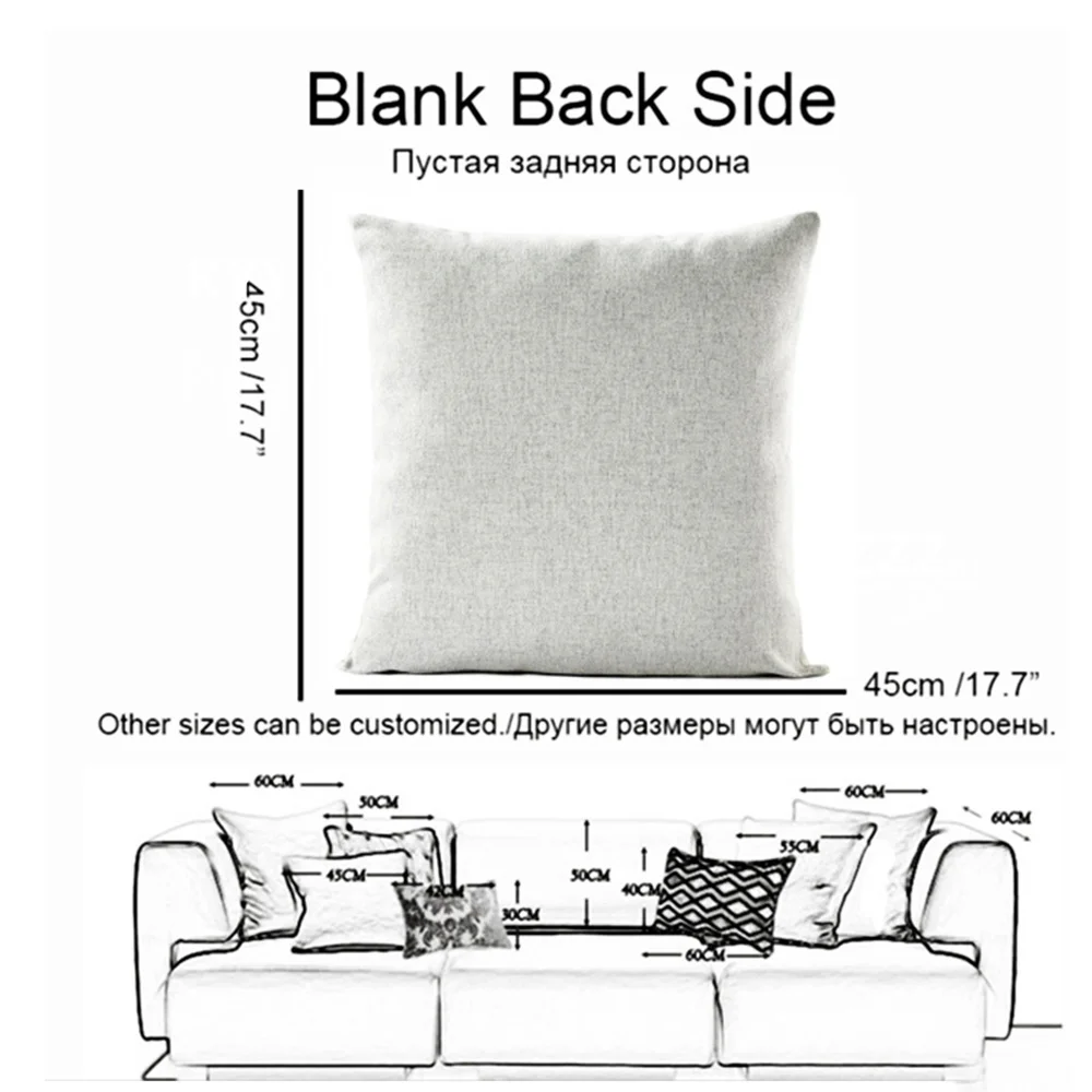 Geometric polyester cushion cover black and white pattern printing throw pillow retro decorative pillow sofa pillow cover 45x45
Geometric polyester cushion cover black and white pattern printing throw pillow retro decorative pillow sofa pillow cover 45x45