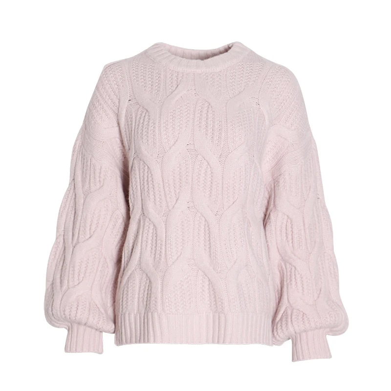 GALCAUR Winter Women's Sweater O Neck Lantern Sleeve Loose Oversized Knitted Pullovers Casual Sweaters Female 2020 Clothing Tide
GALCAUR Winter Women's Sweater O Neck Lantern Sleeve Loose Oversized Knitted Pullovers Casual Sweaters Female 2020 Clothing Tide